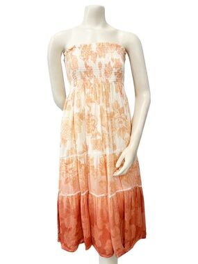 A Collective Story Floral Ombre Convertible Dress Skirt L